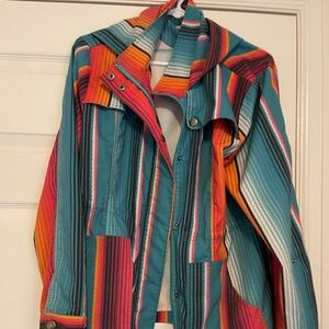 Serape  Women's Jacket with hood